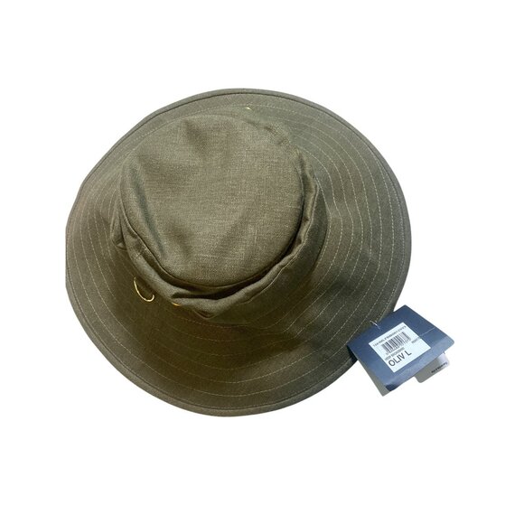 NWT Tilley Hemp Broad Brim Natural Hat Olive Large MSRP$115 New - Picture 9 of 16
